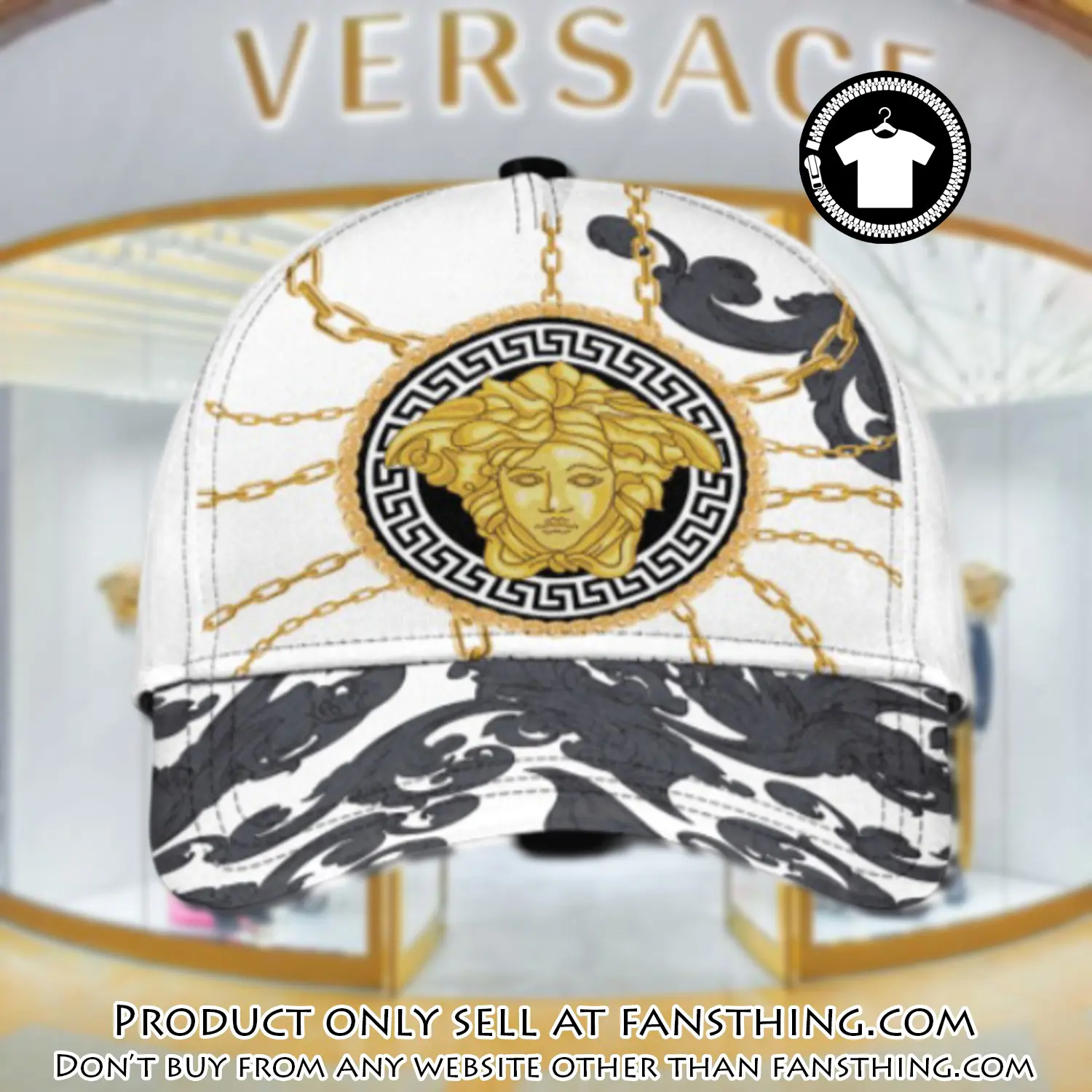 Versace luxury cap print 3d trending cap ctc1136 fst5058044